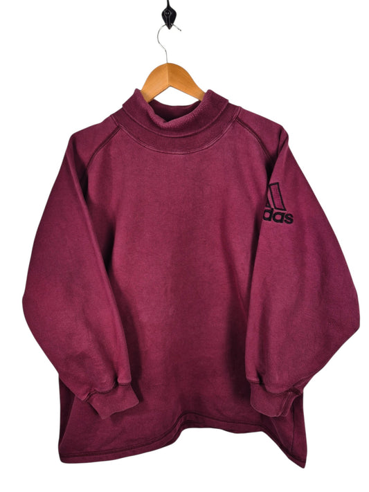 Adidas 80s Oversized Col Sweater Dames | Rood | Maat M