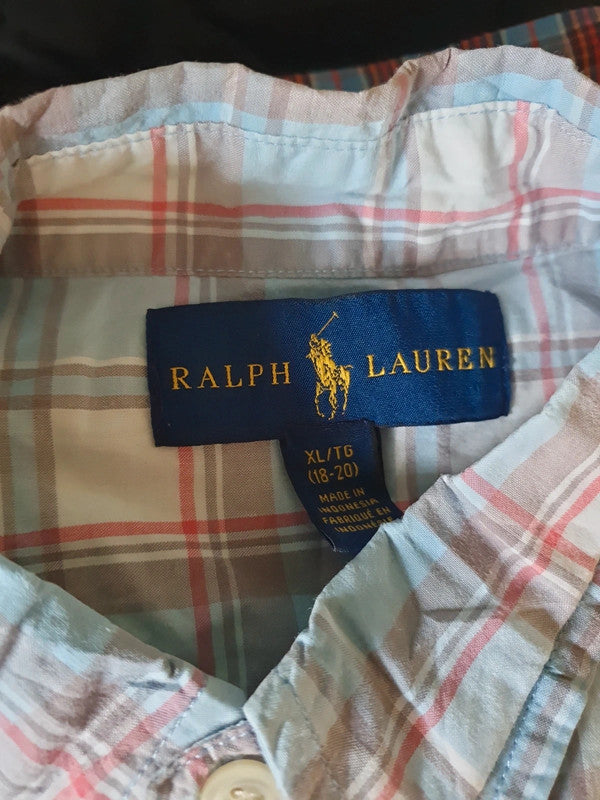 Vintage Ralph Lauren check shirt maat XL