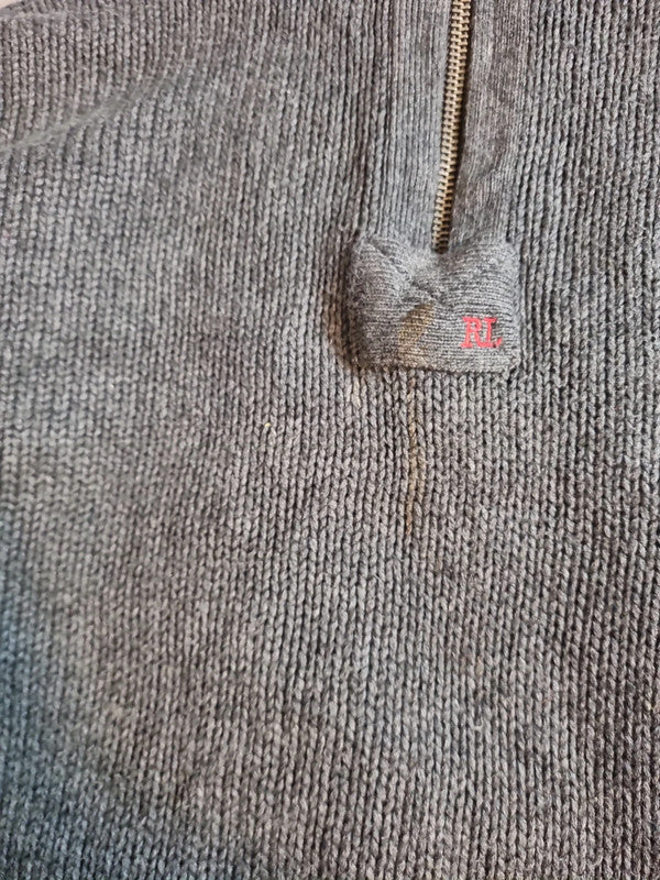 Vintage Ralph Lauren quarter zip trui maat XL