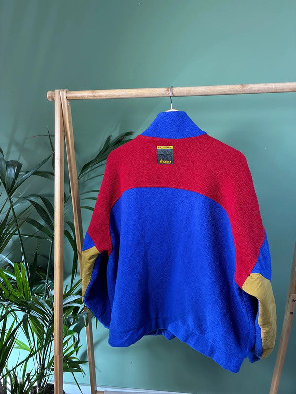 Vintage 90s crazy fleece jack maat L