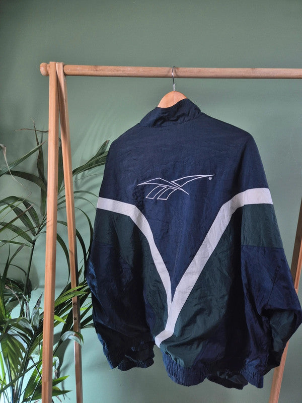 Reebok 90s back logo zipper maat XXL
