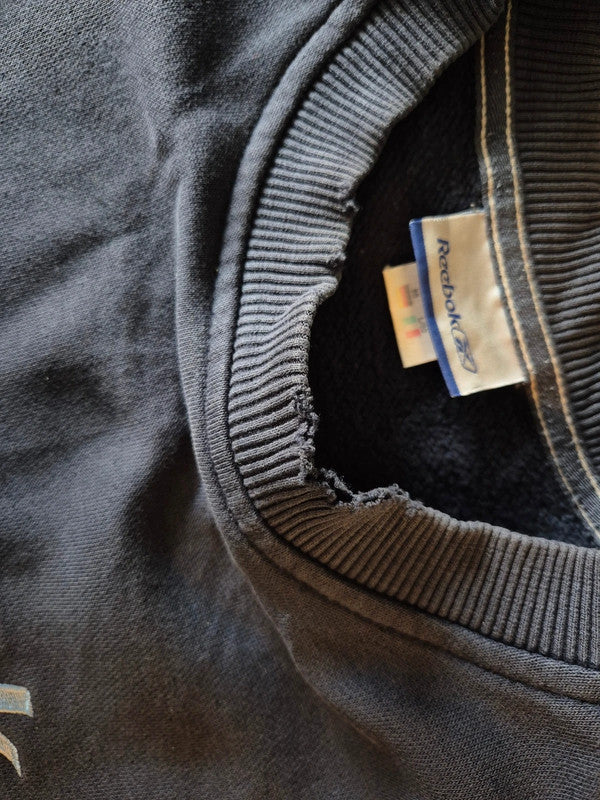 Vintage 90s reebok sweater maat M