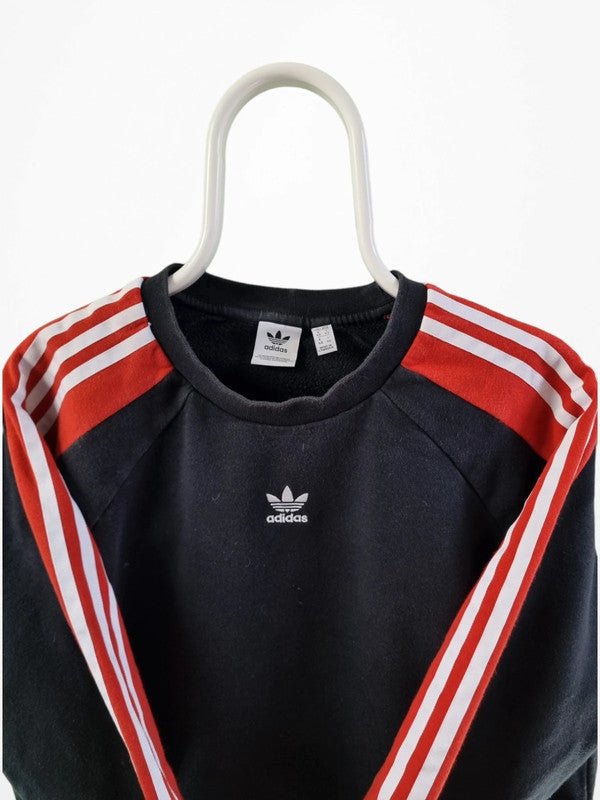 Vintage Adidas 3 stripes sweater maat M