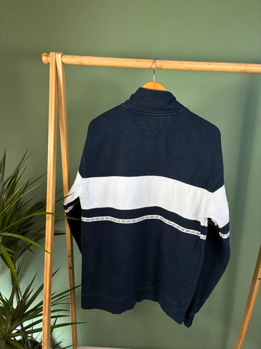 Tommy Hilfiger Quarter Zip Sweatshirt Heren | Maat S