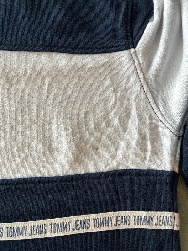 Vintage Tommy Hilfiger quarter zip sweatshirt maat S