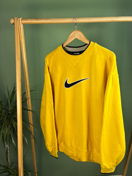 Vintage Nike Swoosh sweater maat M
