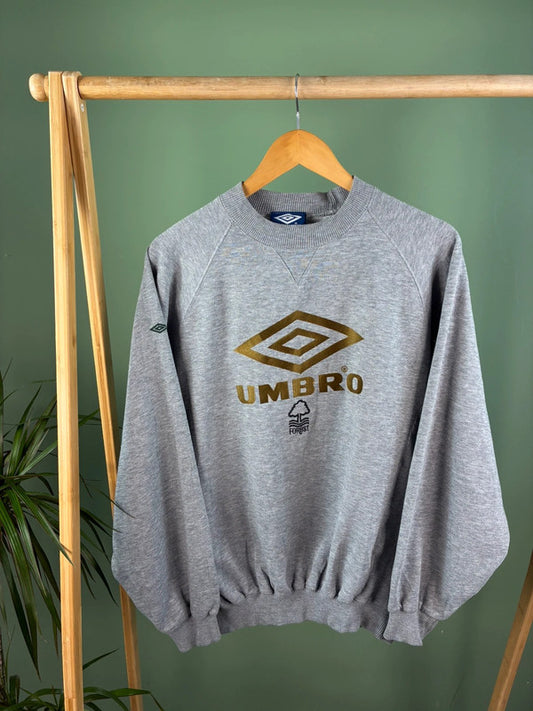 Umbro 90s Sweater Heren | Grijs | Maat S