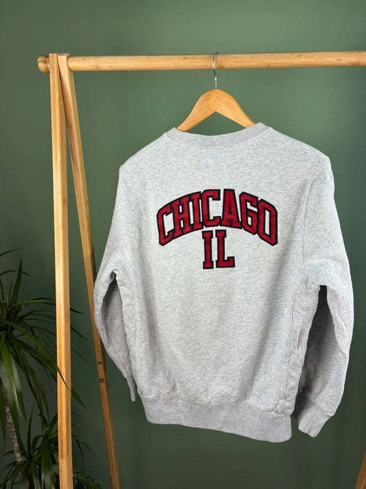 Mitchell & Ness Sweater Heren | Grijs | Maat M