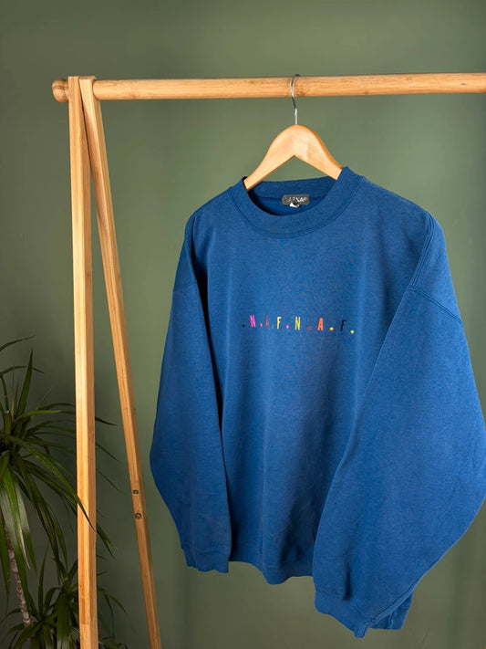 NafNaf Sweater Heren | Blauw | Maat L