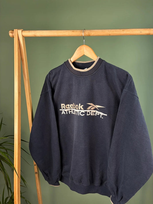 Reebok 90s Sweater Heren | Blauw | Maat S