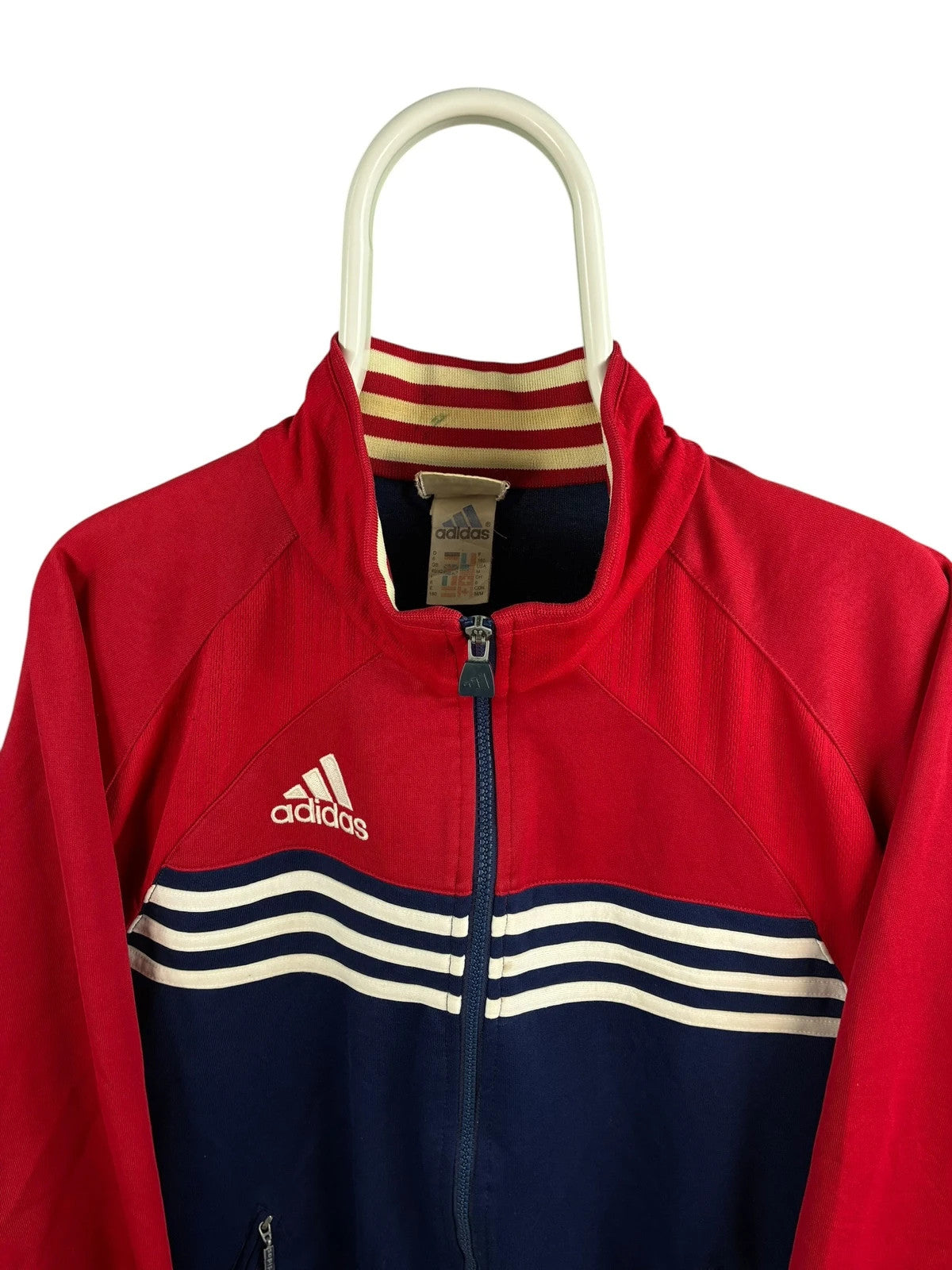 Vintage Adidas 90s track Jack maat M blauw heren