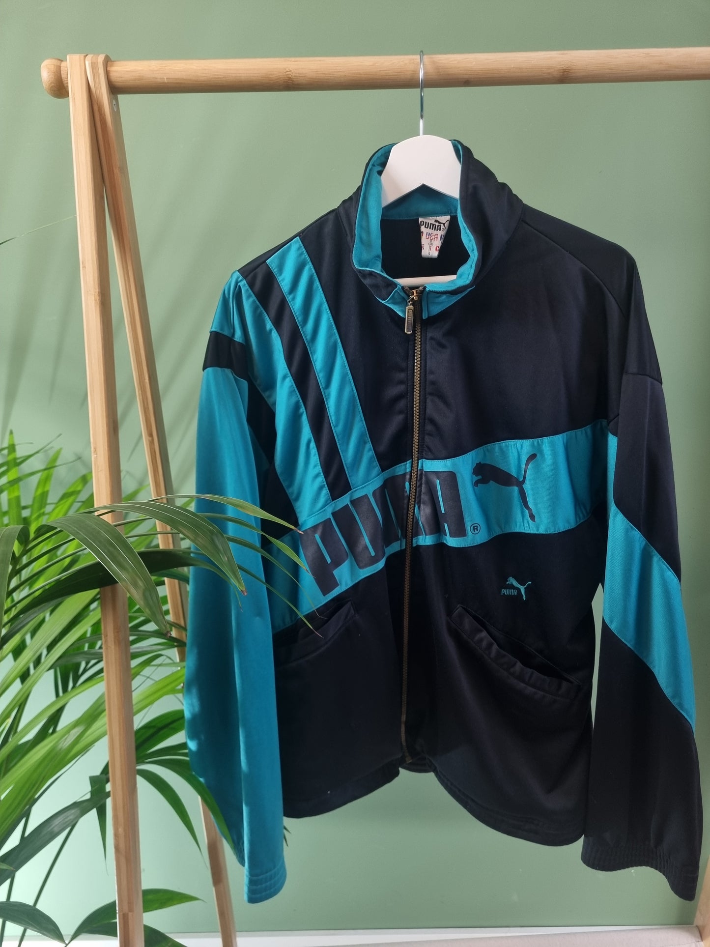 Puma 80s vest met opstaande kraag maat S