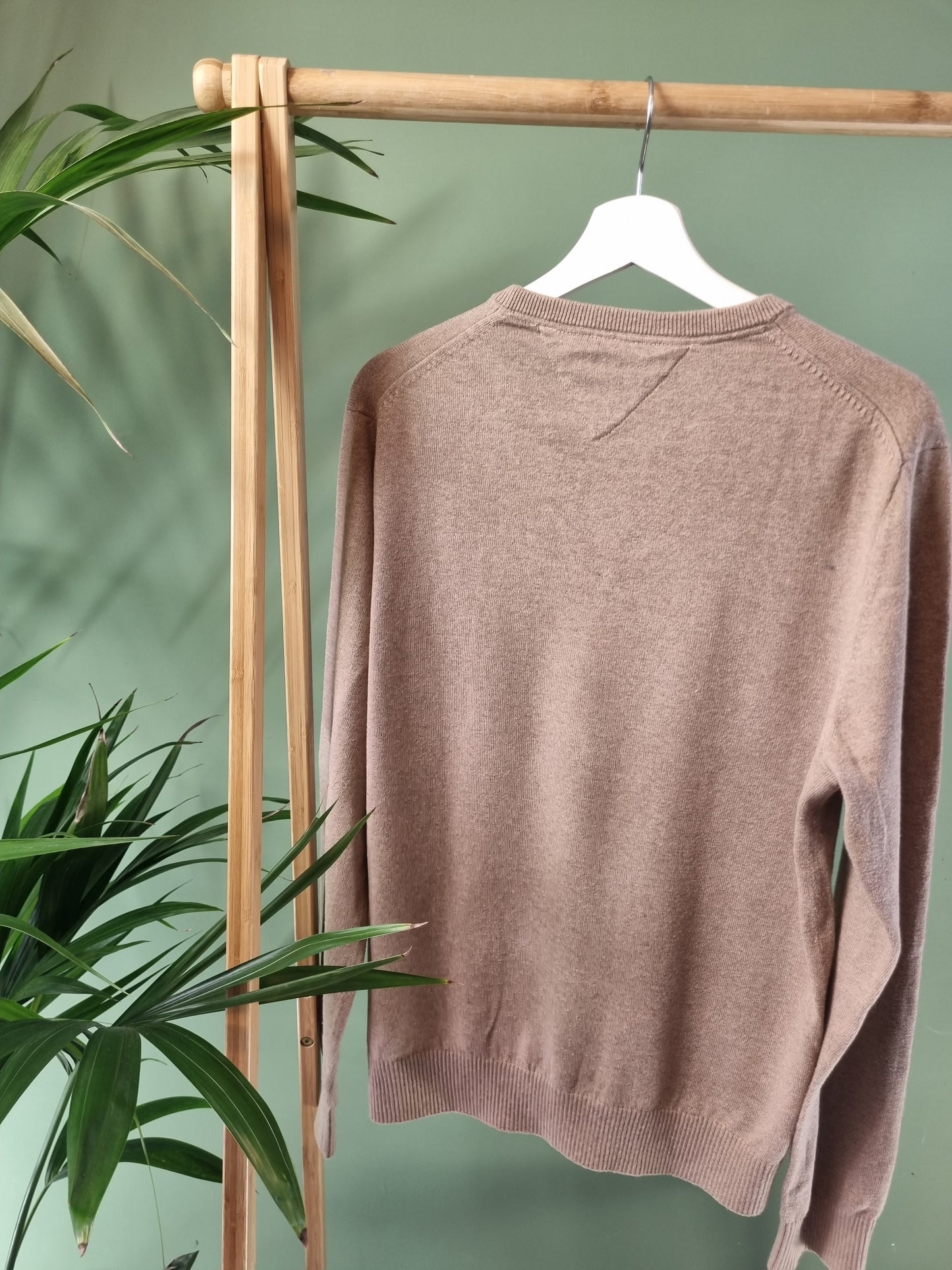 Tommy Hilfiger Trui Heren | Bruin | Maat M