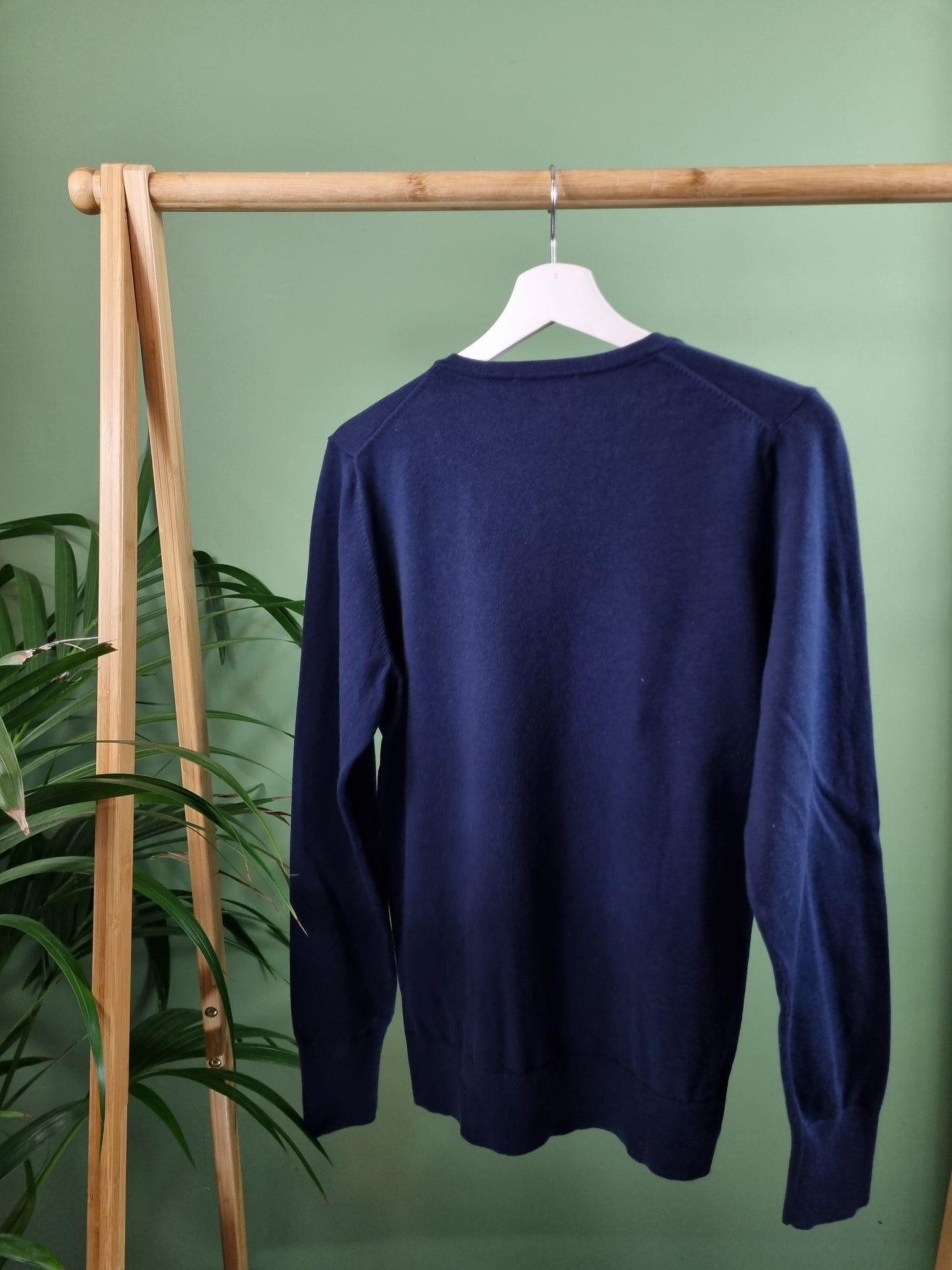 Tommy hilfiger merino wool v-neck trui maat L