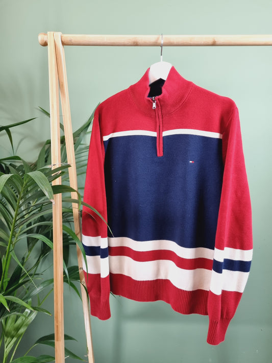 Tommy Hilfiger quarter zit trui maat M