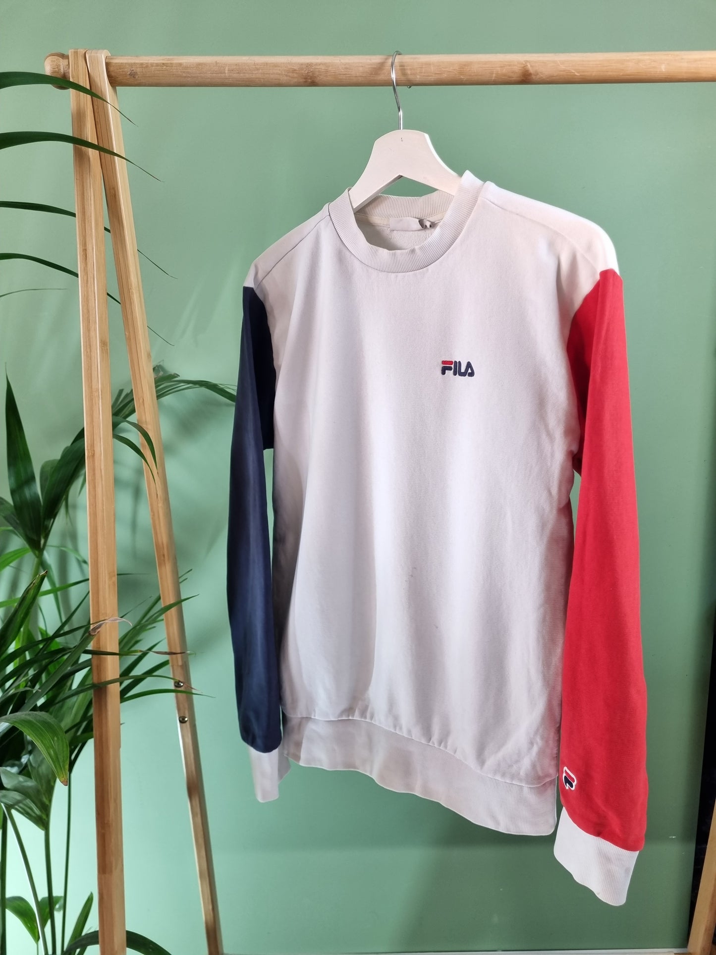 Fila chest logo sweater maat S