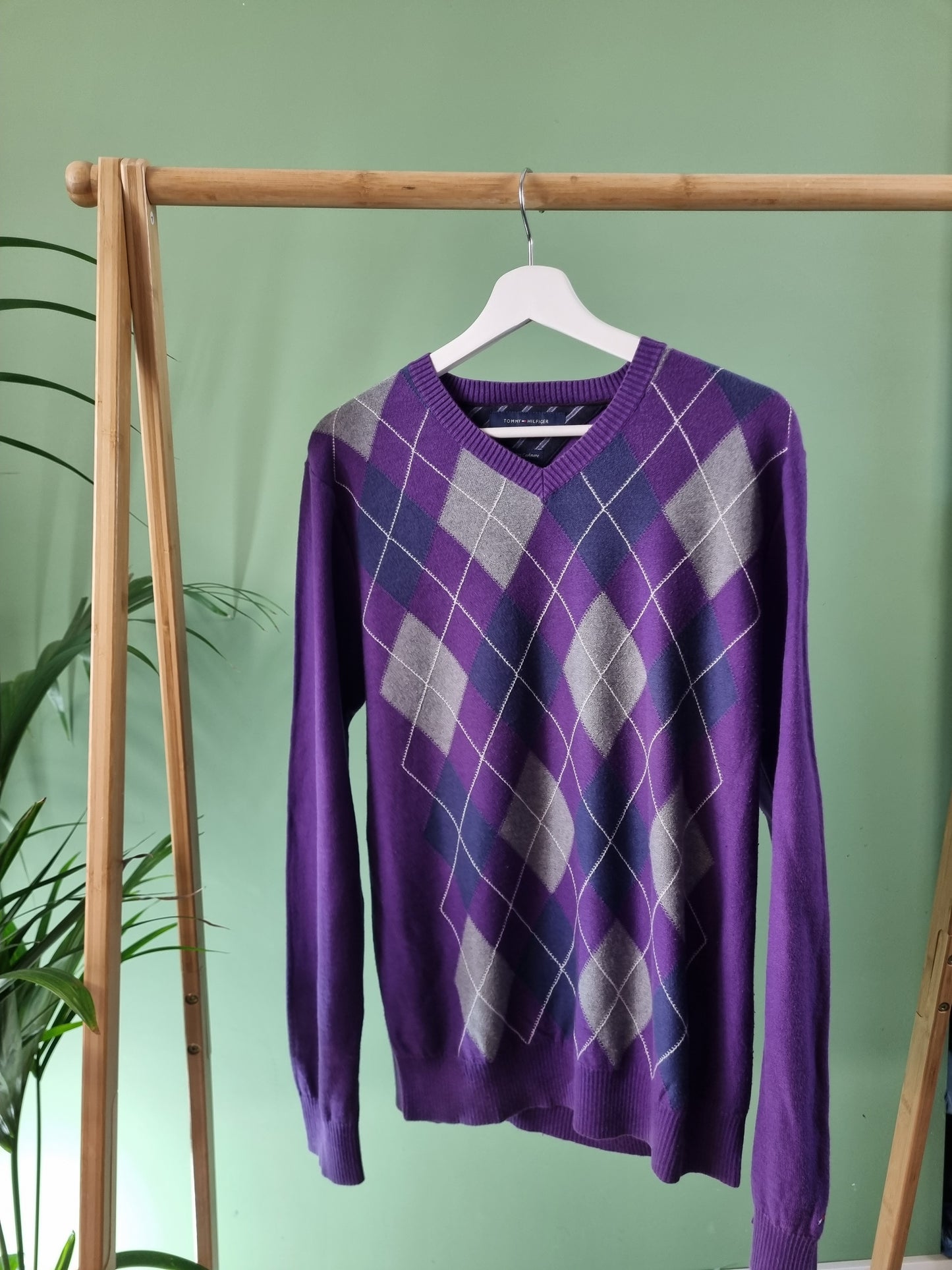 Tommy Hilfiger v-neck trui maat M