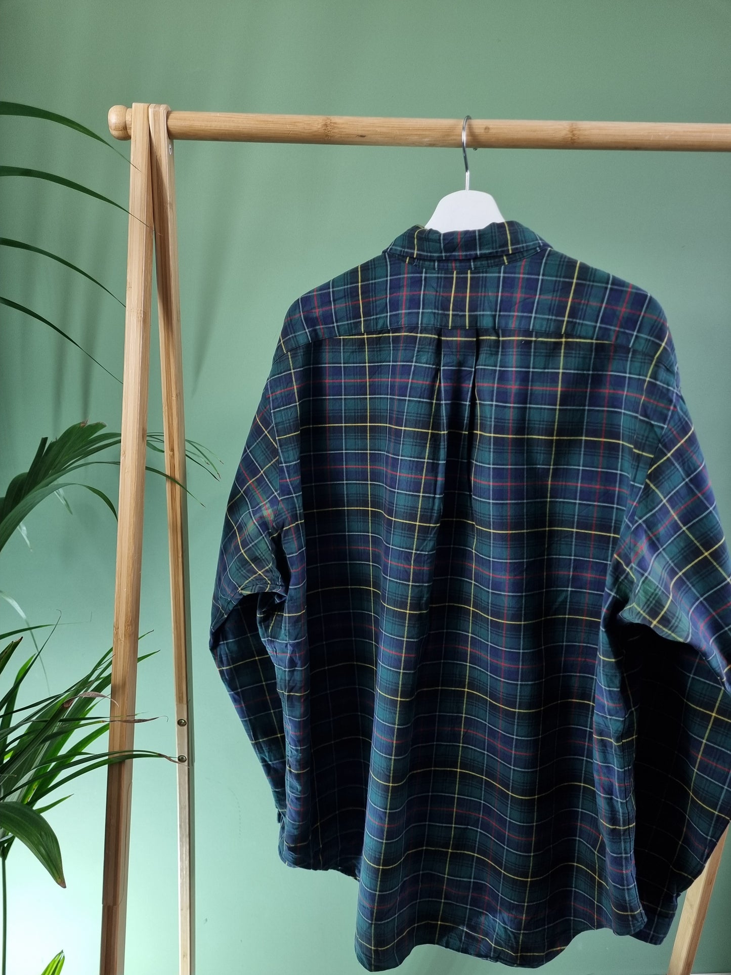 Ralph Lauren check print shirt maat XL