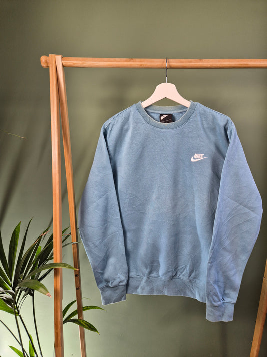 Nike Chest Logo Sweater Heren | Blauw | S