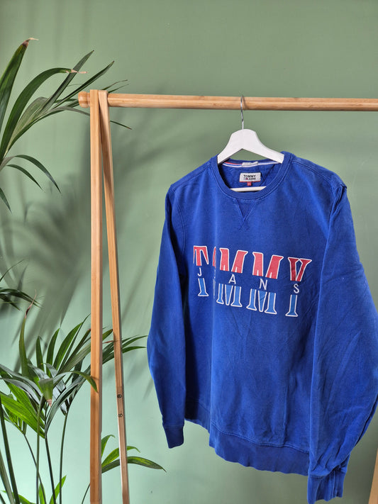 Tommy Hilfiger Sweater Heren | Blauw | Maat L