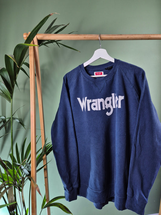 Wrangler Sweater Heren | Blauw | XL