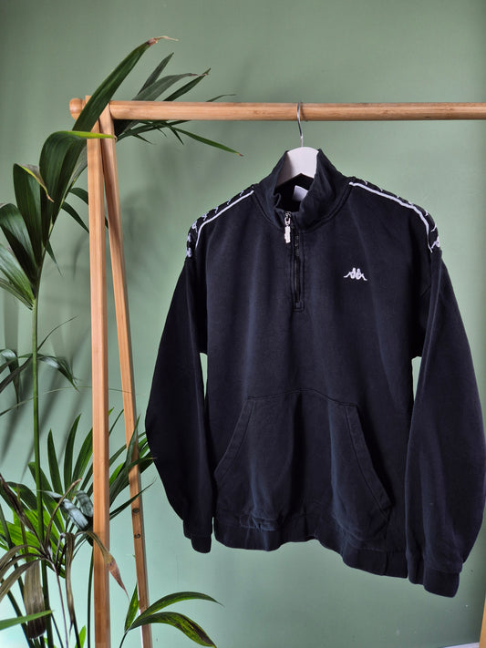 Kappa Quarter Zip Sweater Dames | Zwart | M