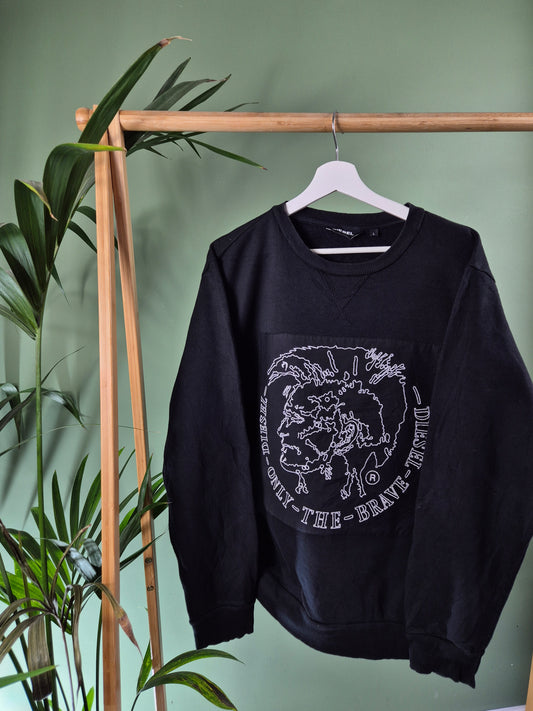 Diesel Sweater Heren | Zwart | L