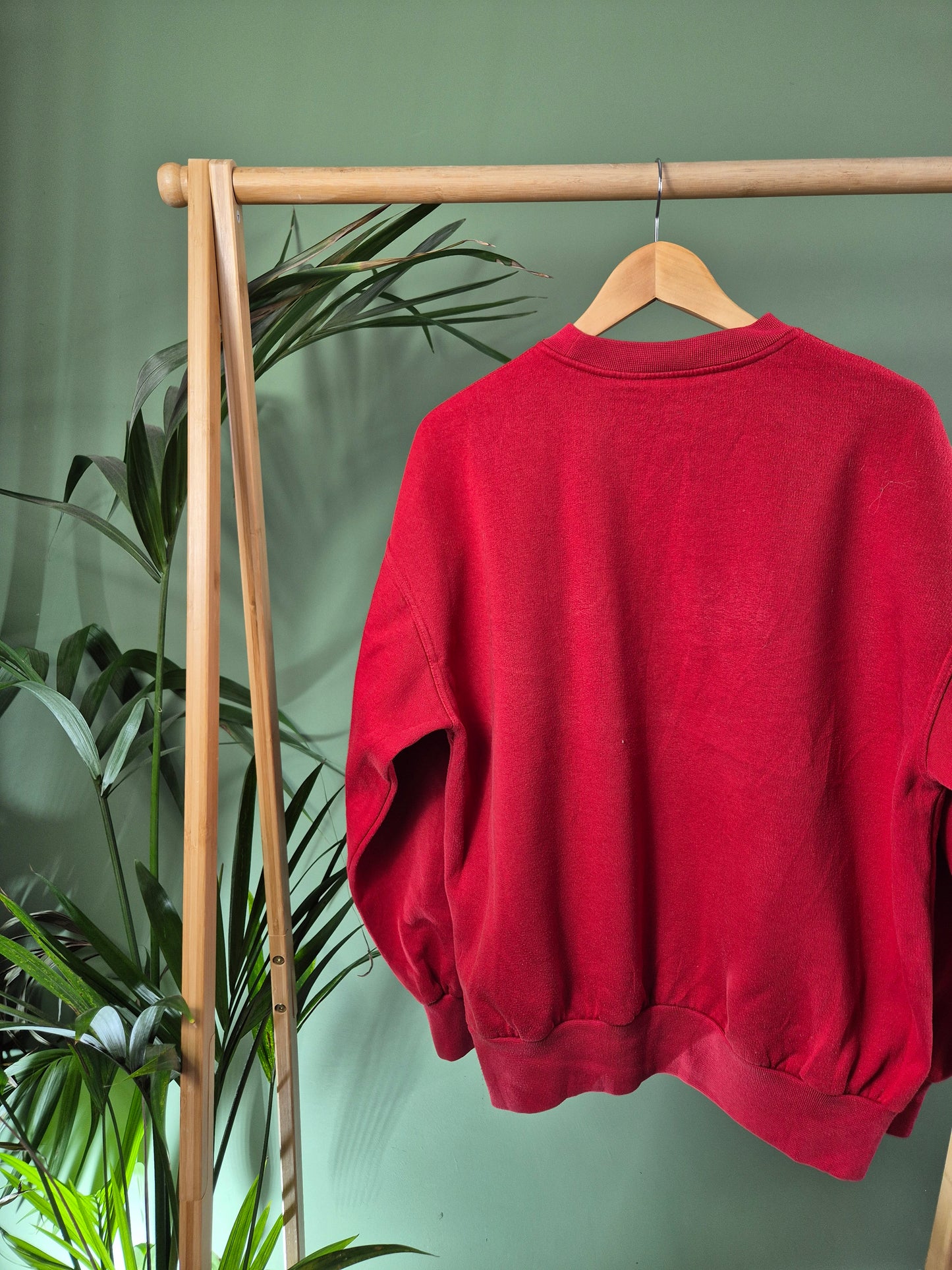 Reebok front logo sweater maat L
