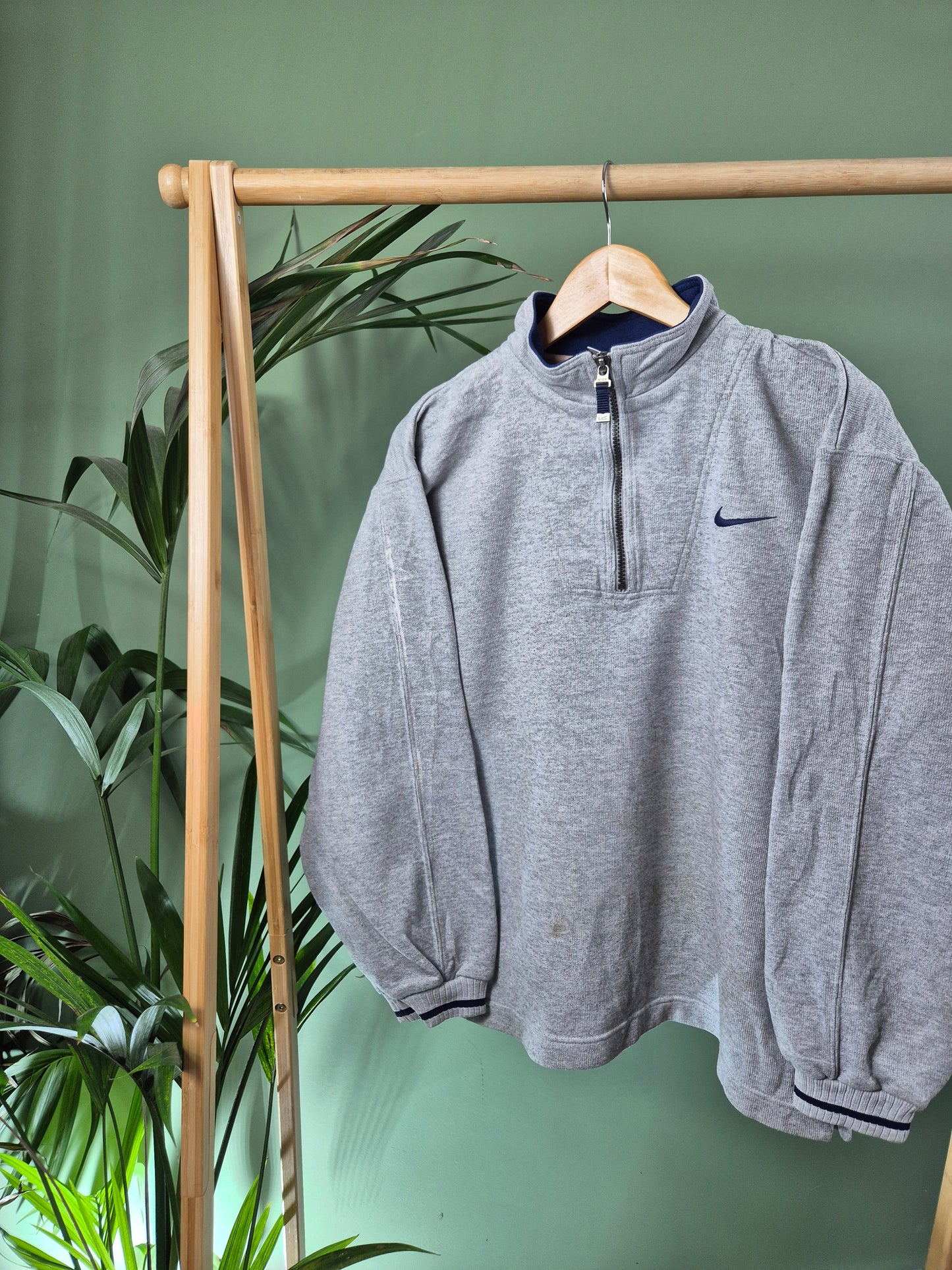 Nike 90s quarter zip sweater maat XL