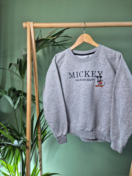 Disney Mickey Mouse Sweater Dames | Grijs | S