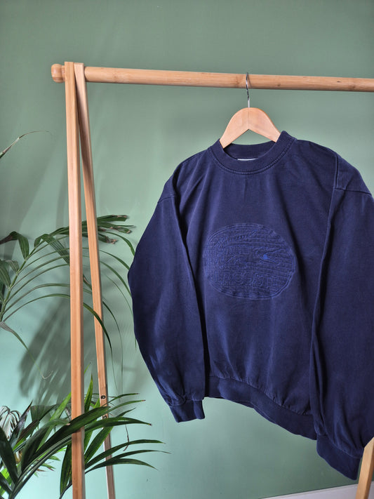 Lacoste Front Logo Sweater Dames | Blauw | S
