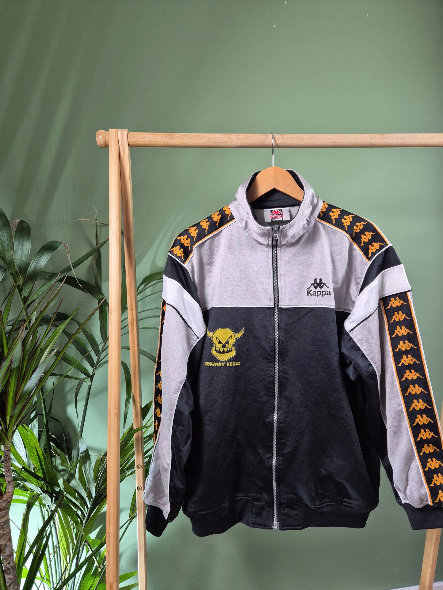 Kappa tape sleeve track jacket maat L