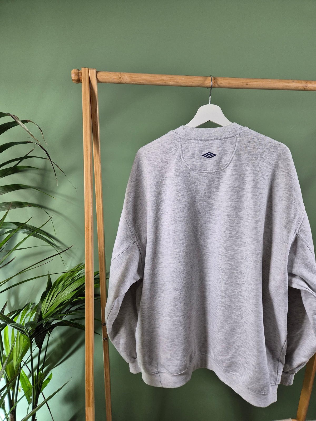 Umbro Chest Logo Sweater Heren | Grijs | Maat XXL