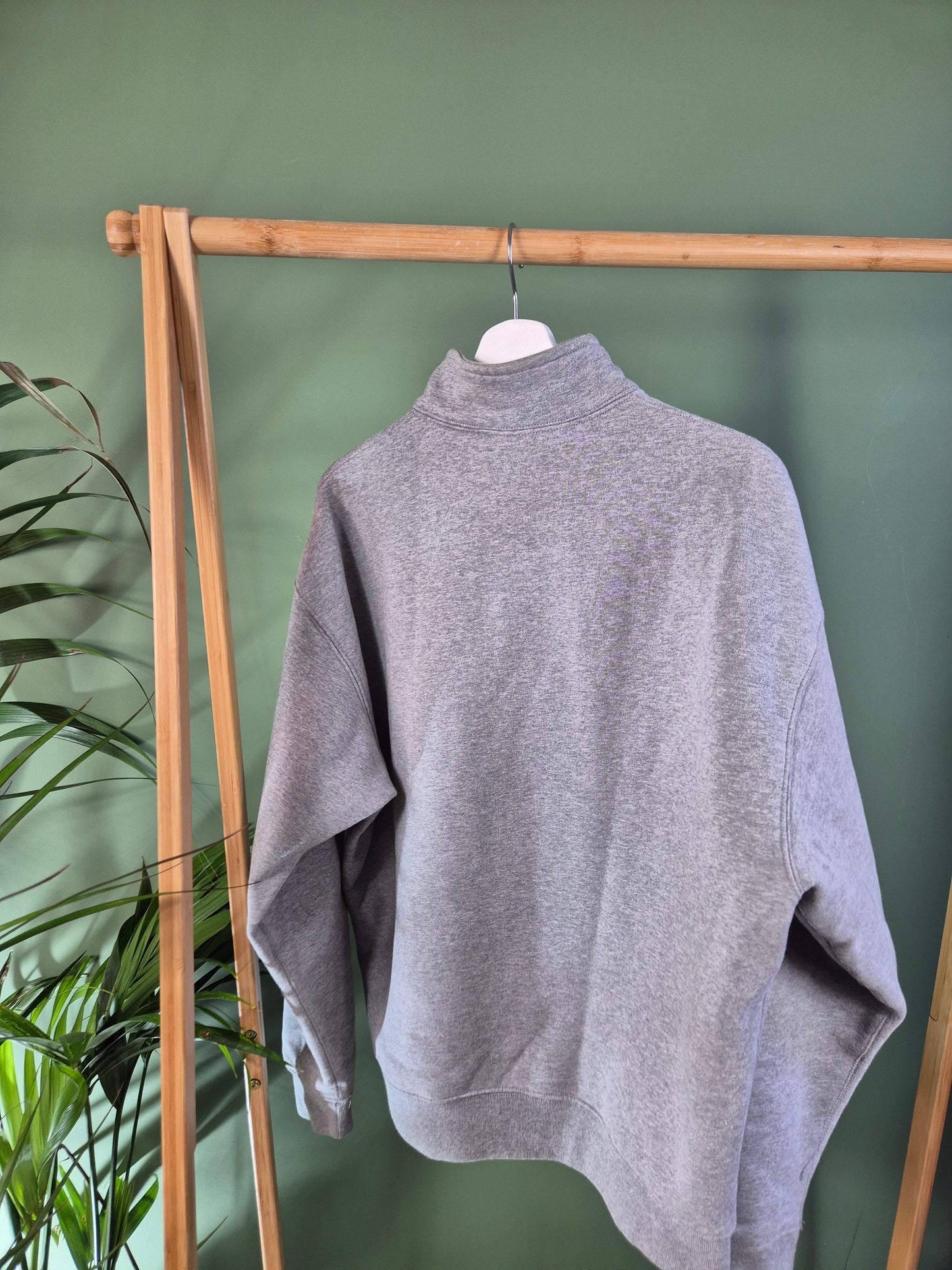 Nike heavy weight quarter zip sweater maat M