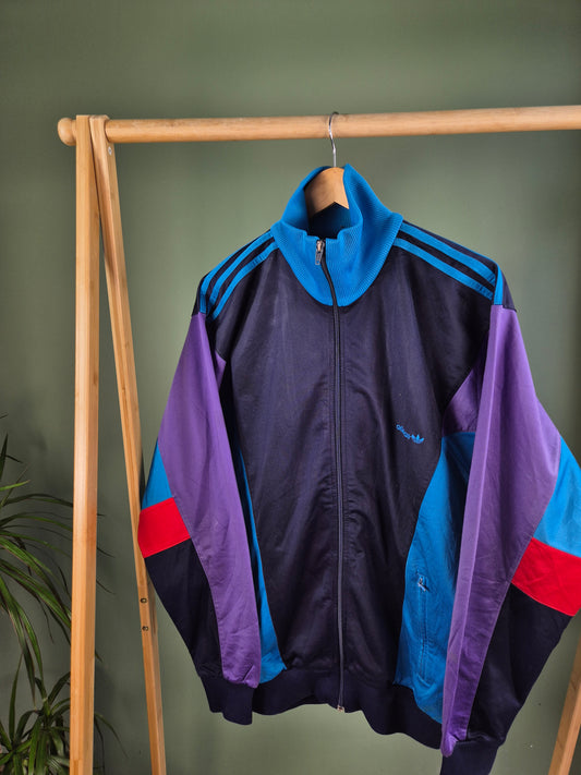 Adidas 80s Track Jacket Heren | Blauw | Maat XL