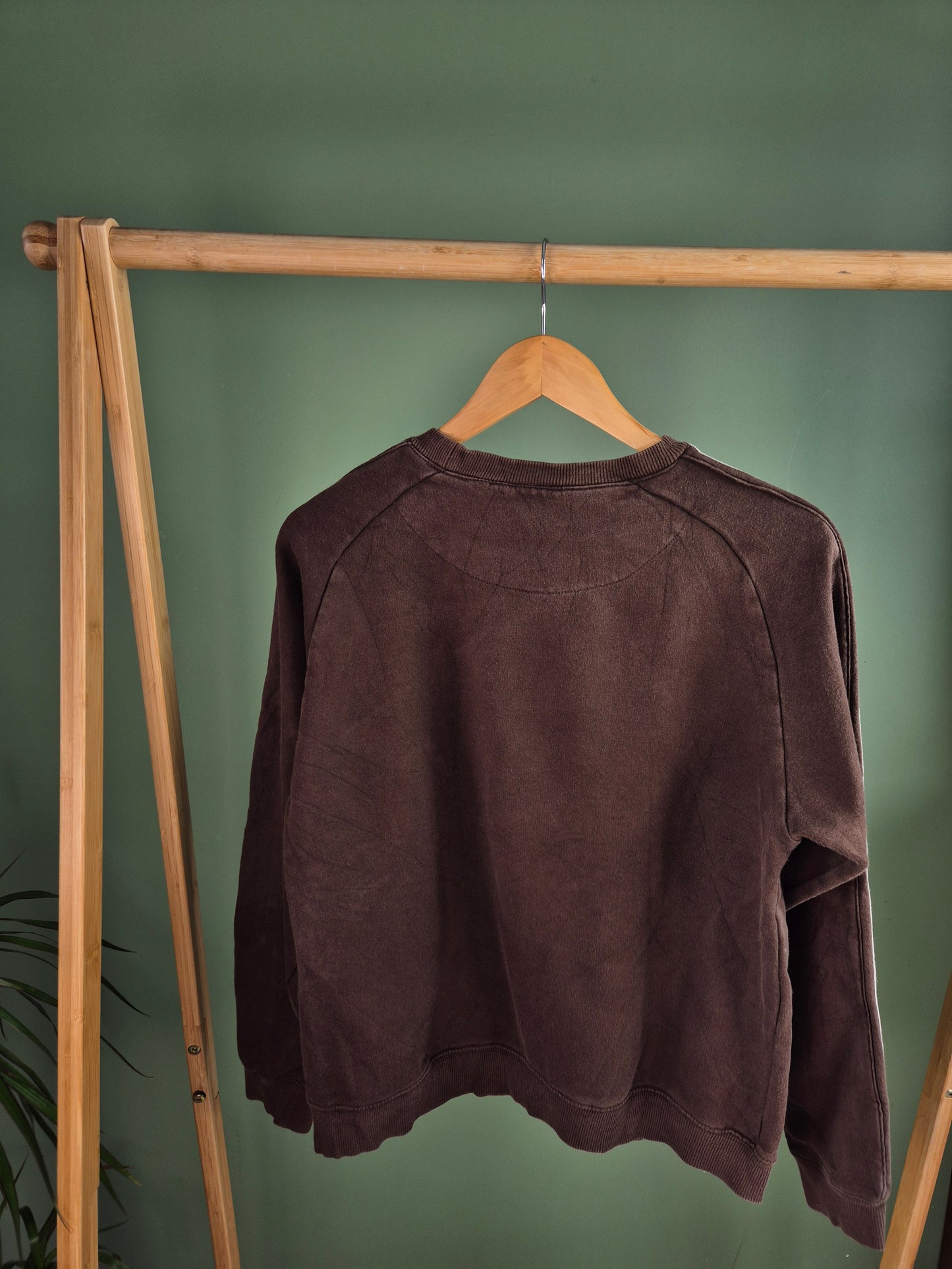 Nike front logo sweater S bruin dames