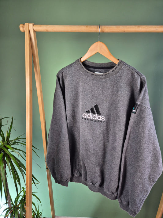 Adidas Equipment 90s Sweater Dames | Grijs | Maat M