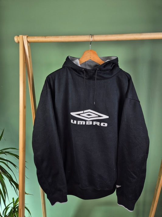 Umbro 90s Hoodie Heren | Zwart | Maat L