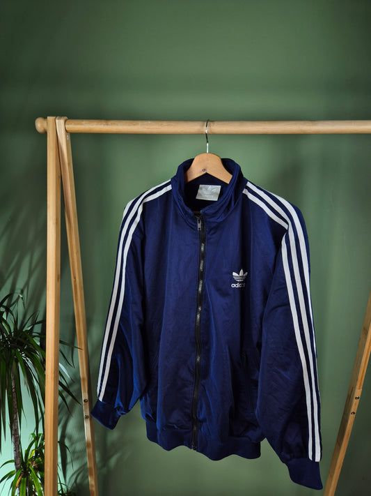Adidas 80s 3 Stripes Track Jacket Heren | Blauw | Maat S
