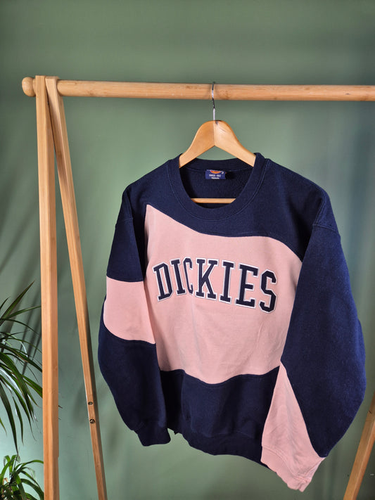 Dickies Spell Out Rework Sweatshirt Heren | Blauw | Maat M
