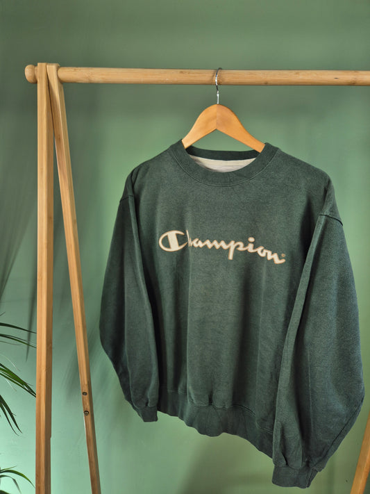 Champion USA Made Sweater Dames | Groen | Maat S