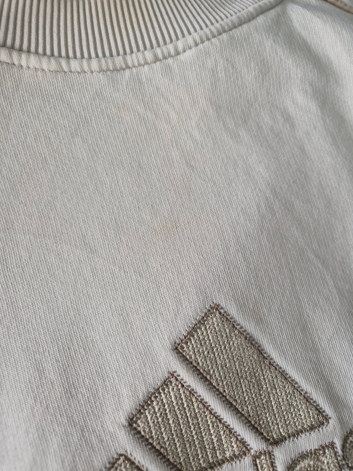 Asics Front Logo Sweater Dames | Beige | Maat M