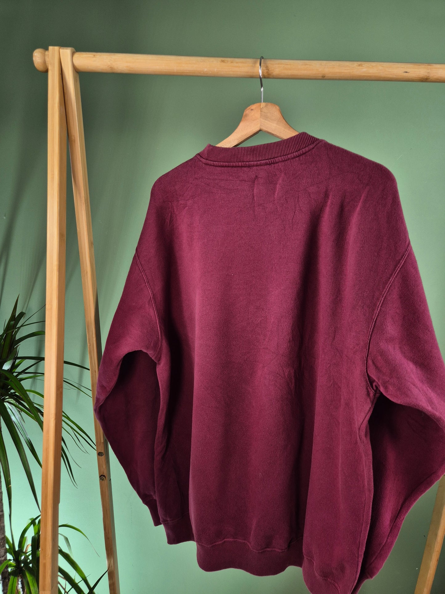 Reebok 90s Chest Logo Sweater Heren | Rood | Maat XL