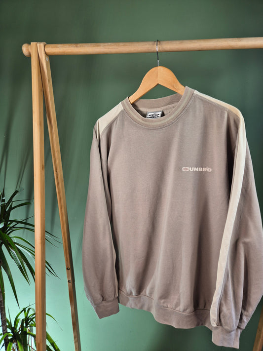 Umbro 90s Sweater Heren | Beige | Maat L