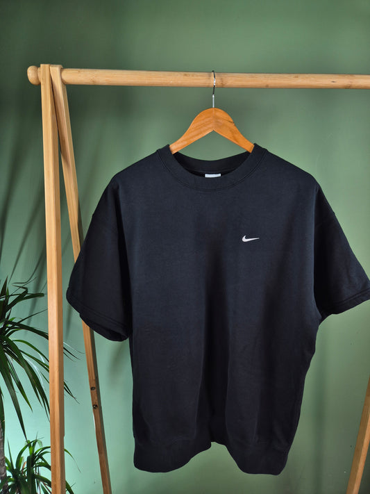 Nike Chest Swoosh Shortsleeve Sweater Heren | Zwart | Maat M