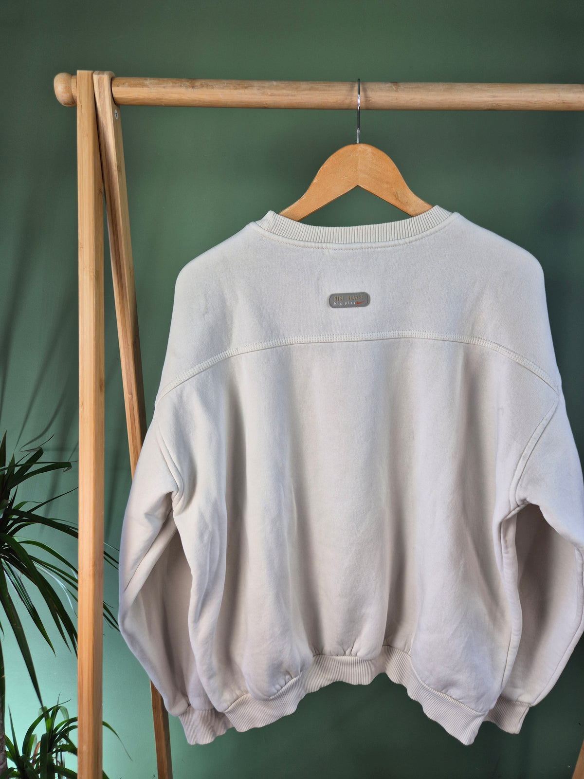 Nike Heavy Weight Sweatshirt Dames | Creme | Maat L