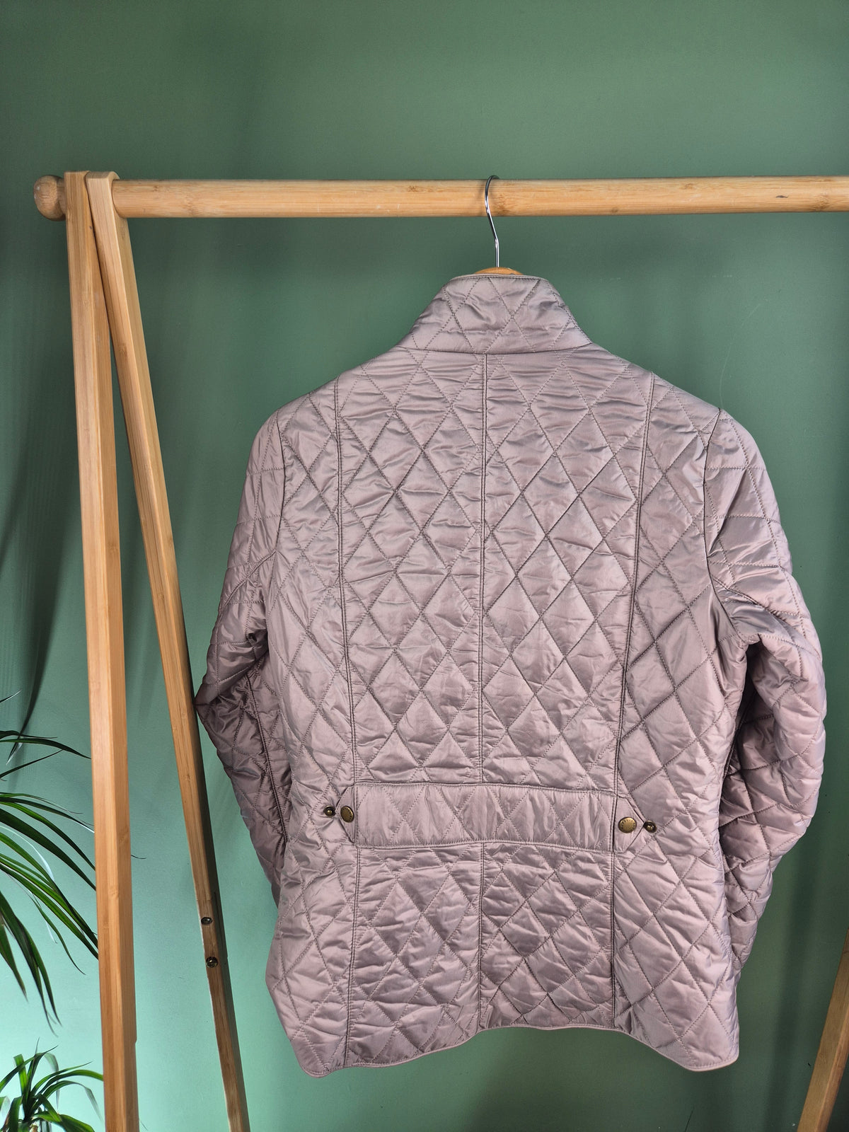 Barbour Quilted Jas Dames | Grijs | Maat S