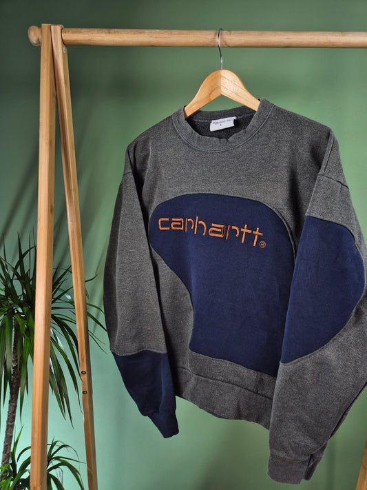 Carhartt Rework Sweater Dames | Grijs | Maat M