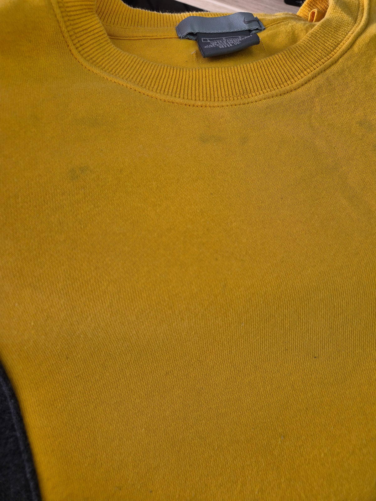 Nike Rework Sweater Heren | Geel | Maat M