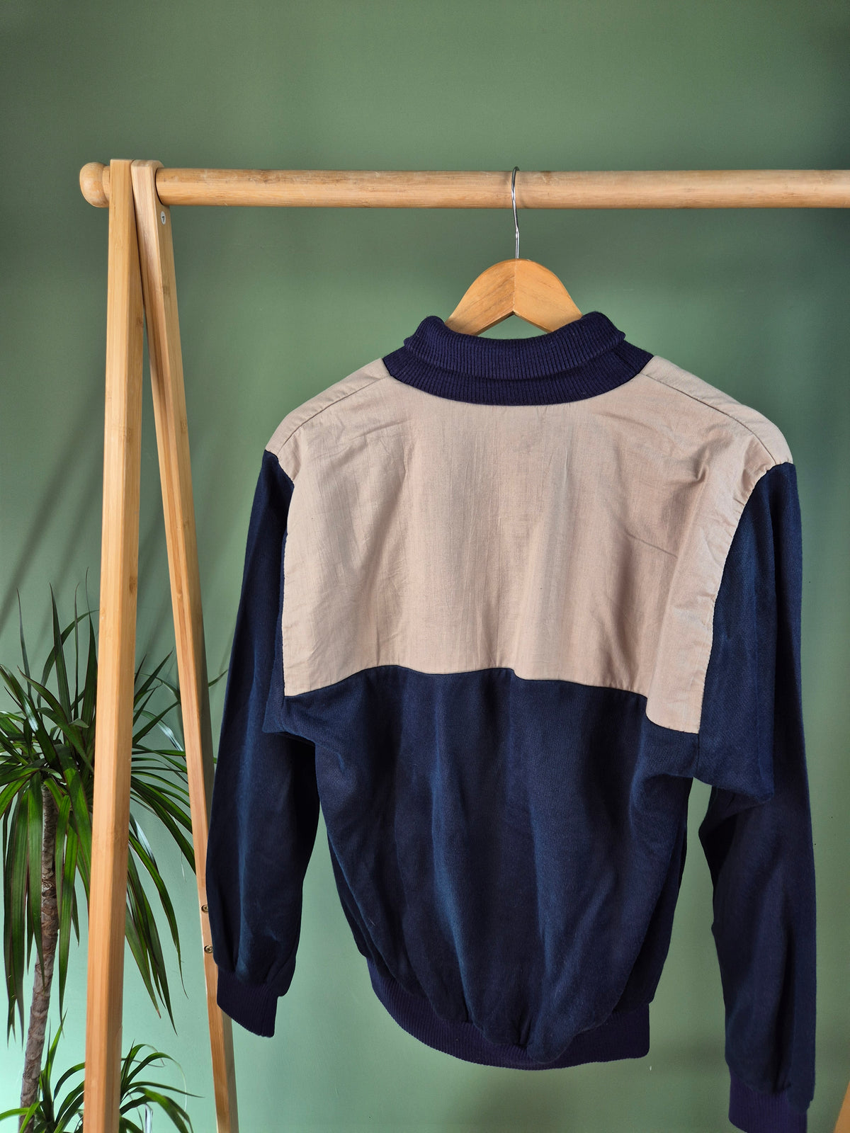 Adidas 70s Sjaalkraag Sweater Heren | Blauw | Maat S